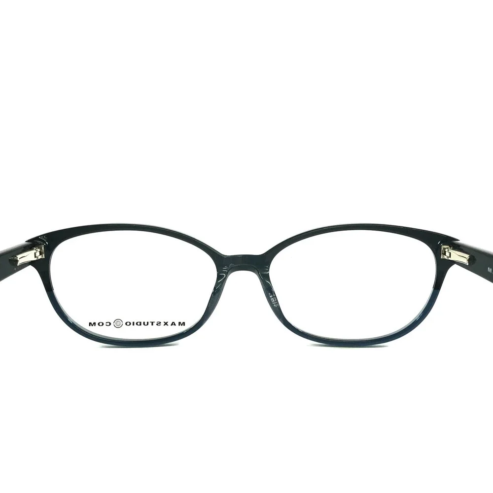 Max Studio Eyeglasses Frames ZYLOWARE 249 162Z Black Green Cat Eye 53-15-140